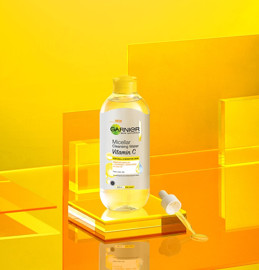 การ์นิเย่ ไมเซล่า คลีนซิ่ง วอเตอร์ วิตามินซี สำหรับผิวหมองคล้ำ มีแนวโน้มแพ้ง่าย