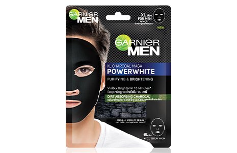 มาสก์สำหรับผู้ชาย เพื่อผิวดูกระจ่างใสและชุ่มชื้น