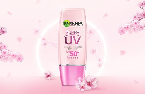 ครีมกันแดด Garnier Sakura White Super UV SPF50+ PA++++