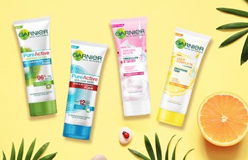 โฟมล้างหน้า เผยผิวหน้าใส ไร้ความหมองคล้ำจาก การ์นิเย่