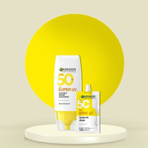 การ์นิเย่ ซูเปอร์ ยูวี-อินวิซิเบิ้ล ซันสกรีน SPF 50+PA++++