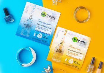 การ์นิเย่มาส์กแบบผสมสดใหม่ด้วยตัวเอง