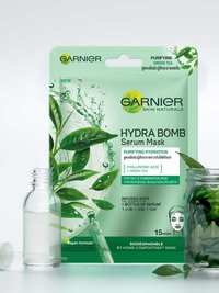 GARNIER SKIN NATURALS HYDRA BOMB SERUM MASK PURIFYING HYDRATION1