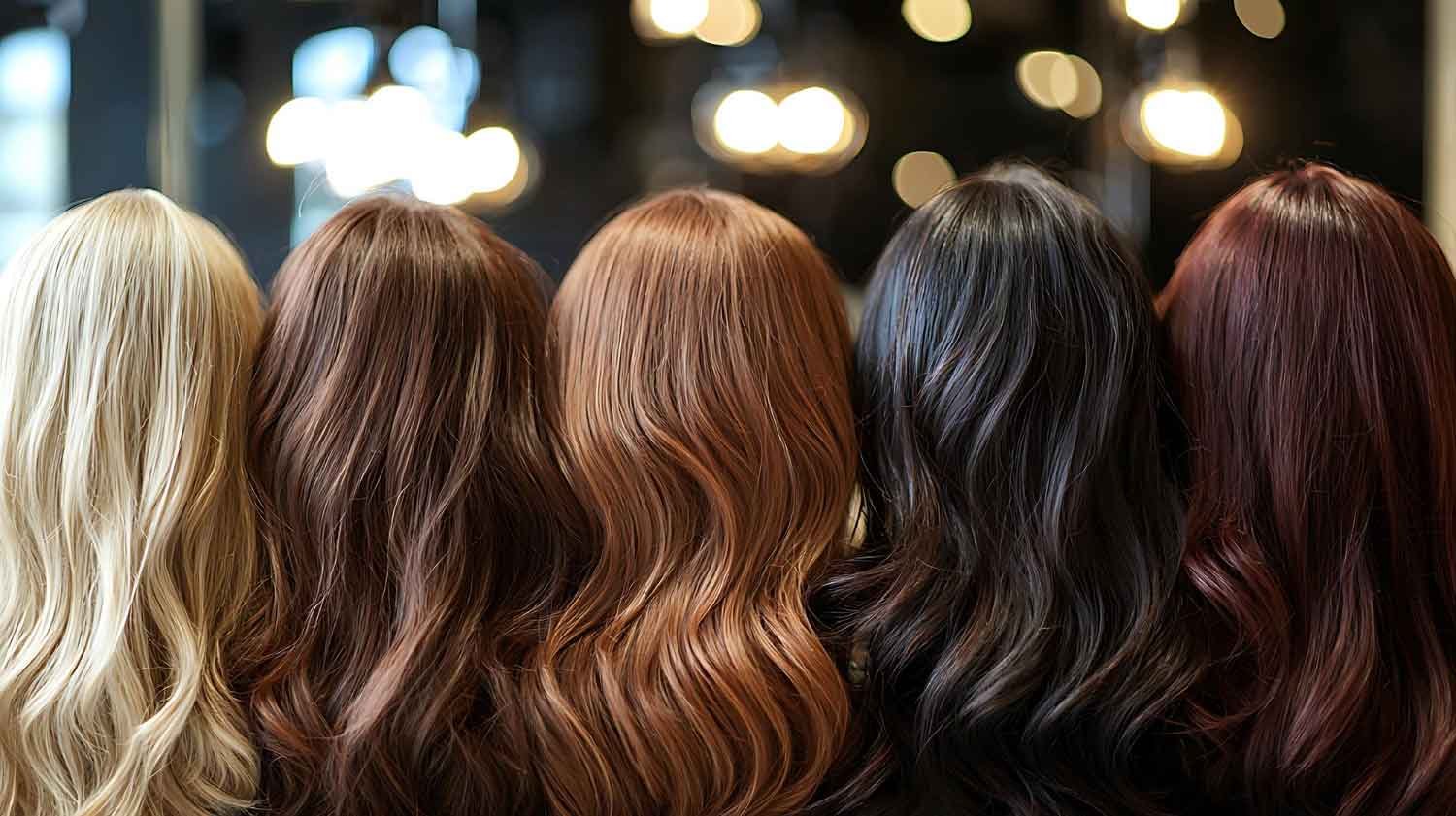 เฉดสีผมน้ำตาล