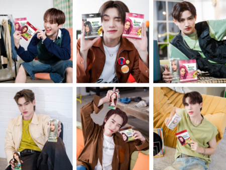 สีผมน้อง DICE แบบไม่ฟอก