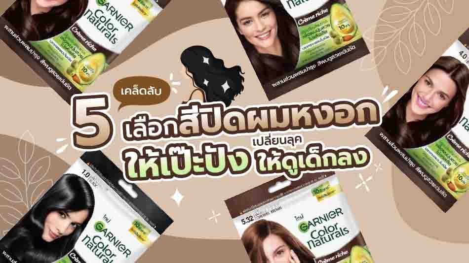 สีปิดผมหงอก