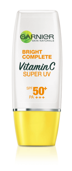 การ์นิเย่  ไบรท์ คอมพลีท ซุปเปอร์ ยูวี เอสพีเอฟ50+/พีเอ++++ สูตรสีแนทเชอรัล