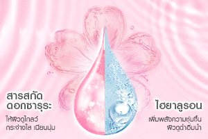 ผลิตภัณฑ์สารสกัดจากดอกซากุระและไฮยาลูรอน