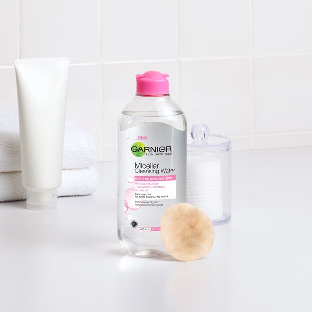 ไมเซล่า วอเตอร์ วิธีใช้ สำหรับผิวธรรมดา มีแนวโน้มแพ้ง่าย