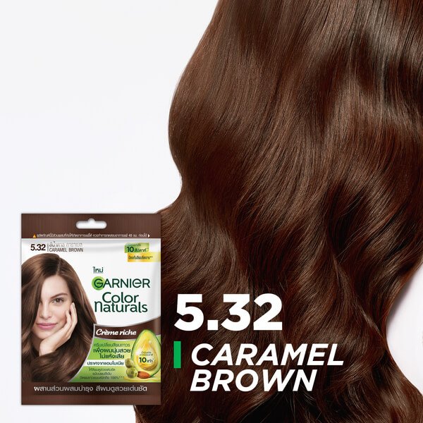 ยาย้อมผม สีน้ำตาลคาราเมล