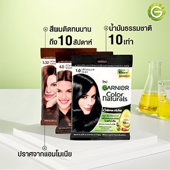 ยาย้อมผม Garnier Color Naturals