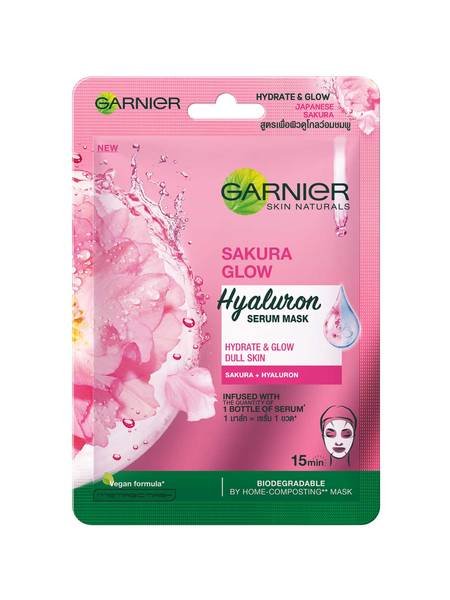 Garnier Sakura Glow Hyaluron Serum Mask