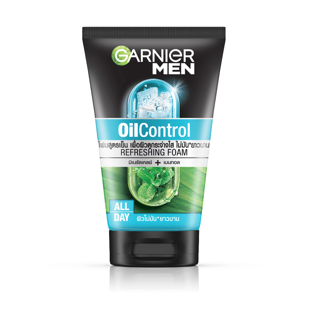 การ์นิเย่ เมน ออย คอนโทรล แอนตี้-ไชน์ ไบร์เทนนิ่ง คูลลิ่ง โฟม