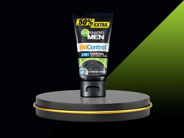 Garnier Men Oil Control 3 in 1 Charcoal Foam
